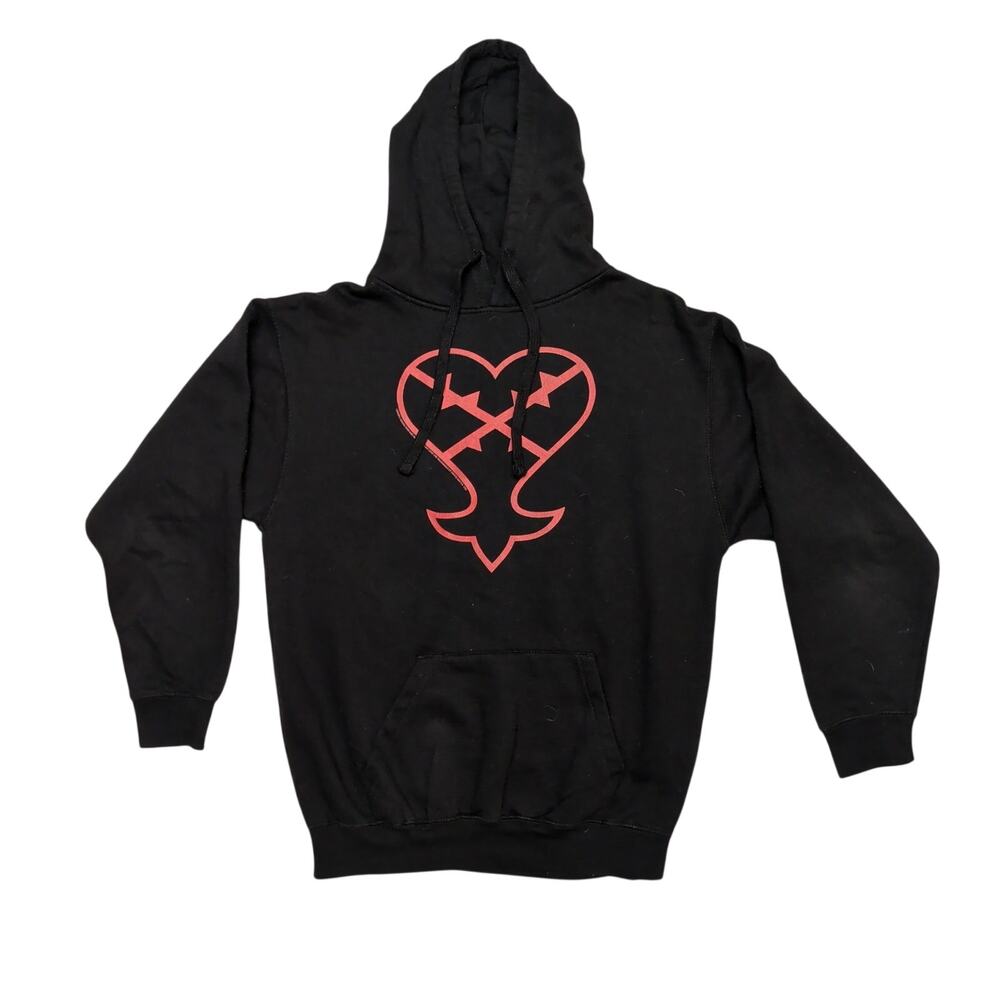 Disney Kingdom Hearts Heartless Hoodie Medium Square Enix Gamer Streetwear